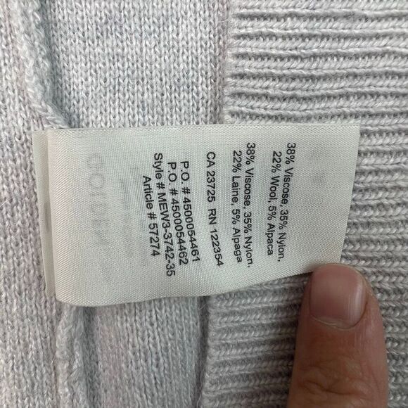 ARITZIA GOLDEN BY TNA Grey Knit Cardigan Kimono XXS/XS Sweater Wool Alpaca Blend - Picture 7 of 12